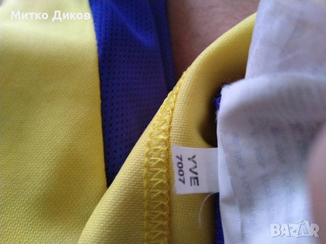 Украйна винтидж футболна тениска маркова на Лото №7 Андрей Шевченко размер Л реален, снимка 8 - Футбол - 51832210