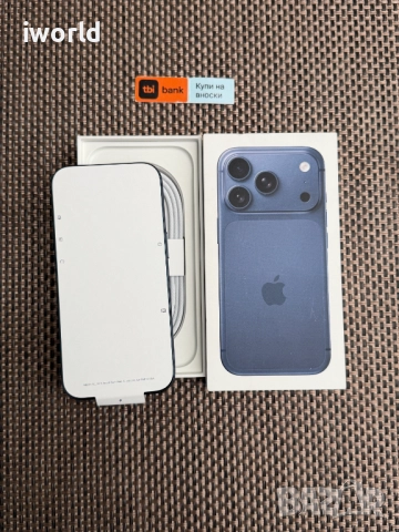 НОВ❗️ iPhone 17 Pro ❗️Лизинг от 85лв/м ❗️ Deep Blue ❗️ГАРАНЦИЯ❗️256Gb⚠️, снимка 5 - Apple iPhone - 52708628