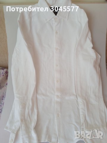 Риза Блуза бяла размер М, памук