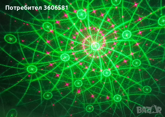 DJ Disco Laser за партита с вградена презареждаща се акумулаторна батерия и ефект според звука, снимка 13 - Друга електроника - 48420593