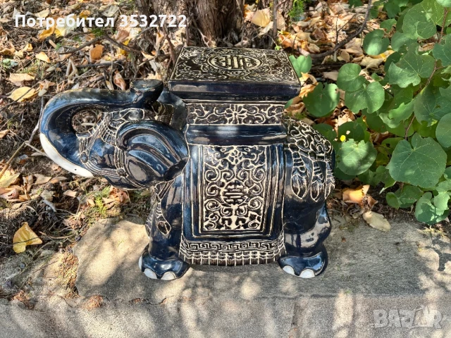 Керамичен слон поставка