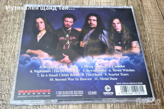 Компакт Дискове - Рок Метъл: Seven Witches – Second War In Heaven, снимка 2 - CD дискове - 53302243