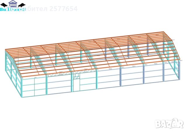 ЛИЗИНГ - Халета, Хале, Магазини, Магазин, Складове 250м2-10м х 25м х 3
