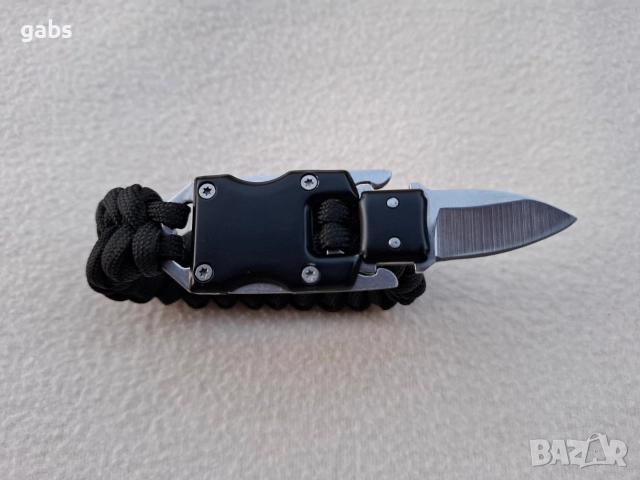 Гривна за оцеляване от паракорд с ножче, снимка 4 - Екипировка - 52549770