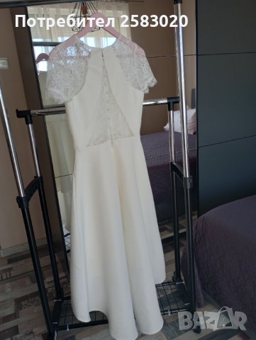 Бяла рокля, снимка 4 - Рокли - 41792844