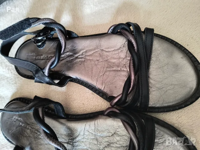 Tamaris Сандали 1-28148-26 Черен номер 42, снимка 10 - Сандали - 49300140