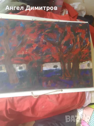 Васил Вълев маслена картина платно 