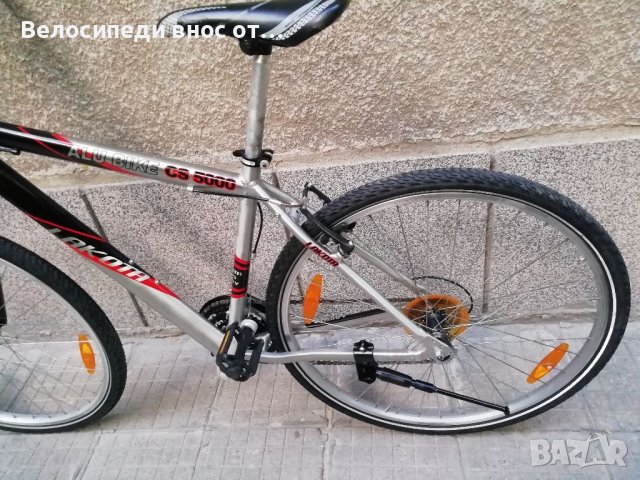 Алуминиев велосипед 28 цола 21 скорости shimano преден амортисьор много запазено технически ок , снимка 6 - Велосипеди - 41638751