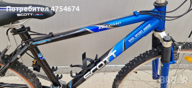 Алуминиев велосипед SCOTT колело 26", снимка 4 - Велосипеди - 53812879