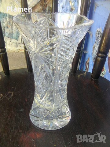 Стара кристална ваза на Сливен