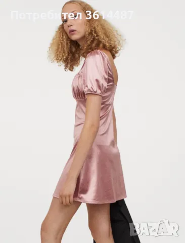 Рокля пепел от рози, снимка 2 - Рокли - 50424850