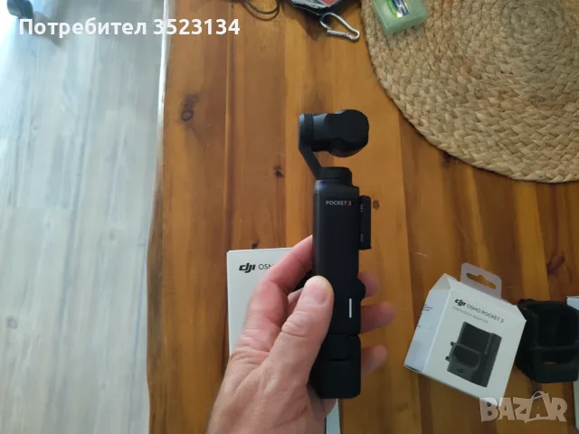 екшън камера DJI Osmo Pocket 3 + карта Samsung EVO Plus microSDXC 256GB , снимка 8 - Камери - 56097136