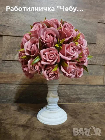 Сапунени рози "Стил и настроение", снимка 2 - Изкуствени цветя - 48987992