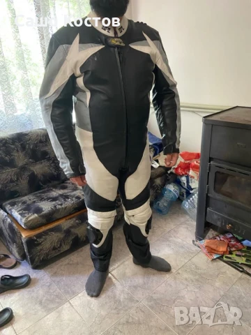Цял кожен мото екип с гърбица размер XL, снимка 3 - Костюми - 50755134