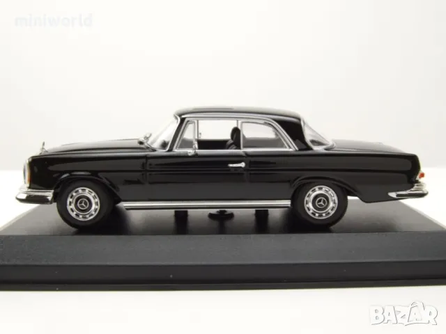 Mercedes-Benz 280 SE 3.5 Coupe W111 1970 - мащаб 1:43 на Maxichamps моделът е нов в PVC дисплей-кейс, снимка 3 - Колекции - 50011167