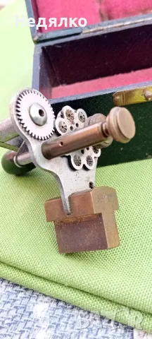 Стар немски часовникарски инструмент,RRR, снимка 11 - Антикварни и старинни предмети - 47855764