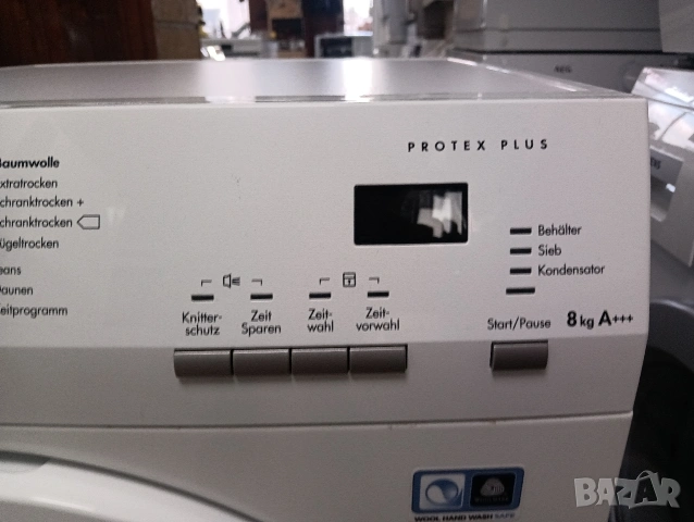 Сушилня с термопомпа АЕГ Aeg Protex Plus A+++ 8кг 2 години гаранция!, снимка 5 - Сушилни - 53641173