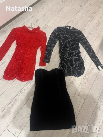 Рокли с пайети, снимка 2 - Рокли - 52806915