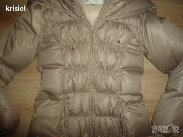 ЕСТЕСТВЕН ГЪШИ ПУХ--ЕЛЕГАНТНО ЯКЕ--М номер, снимка 6 - Якета - 52634818