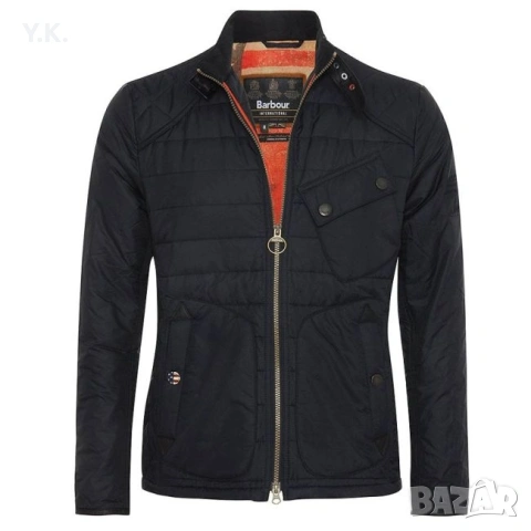 Оригинално мъжко яке Barbour Lee Quilted Jacket, снимка 5 - Якета - 53411662