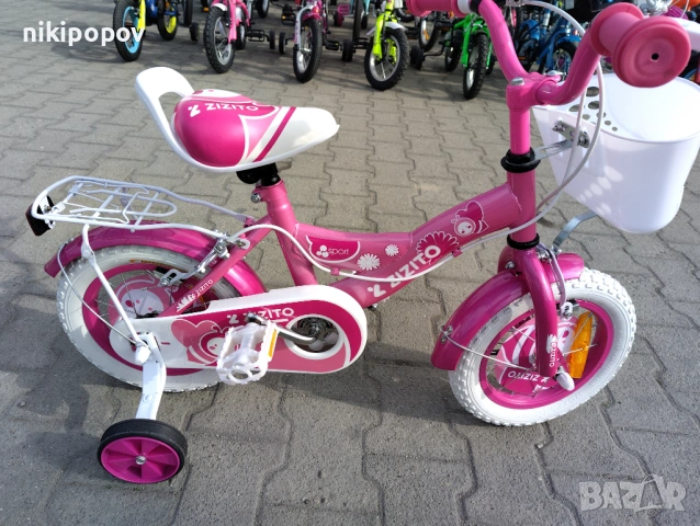 ZIZITO Велосипед 12" LARA розов, снимка 2 - Велосипеди - 53758951