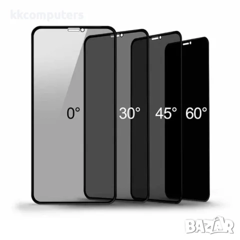 Стъклен screen protector Golden Armor Privacy за iPhone 16 Pro Max 6.9 / 17 Pro max / Черен / Баркод