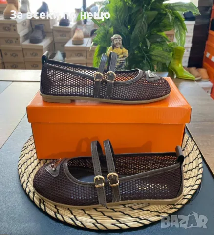 Prada Дамски Ежедневни Обувки Тип Балерина Прада - Различни Цветове Код SEM-500, снимка 5 - Дамски ежедневни обувки - 55873408