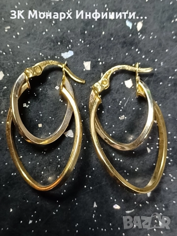 Златни обеци/585/