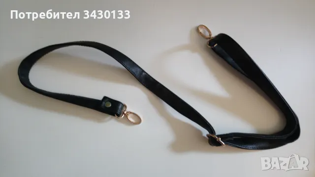 Нова черна дамска чанта от еко кожа с ефектна закопчалка, снимка 11 - Чанти - 48446101