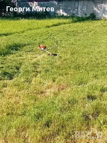 Косене със бензинов тример, снимка 1