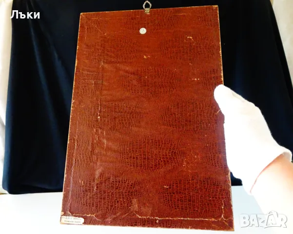 Френска картина,пано от калай с фигура Принц от Bachet. , снимка 10 - Пана - 48417818