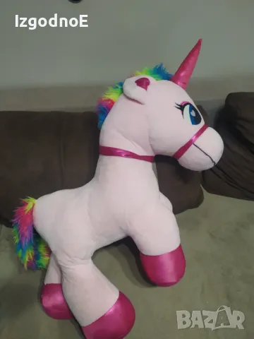 Много голям плюшен еднорог 🦄, снимка 6 - Плюшени играчки - 47695954