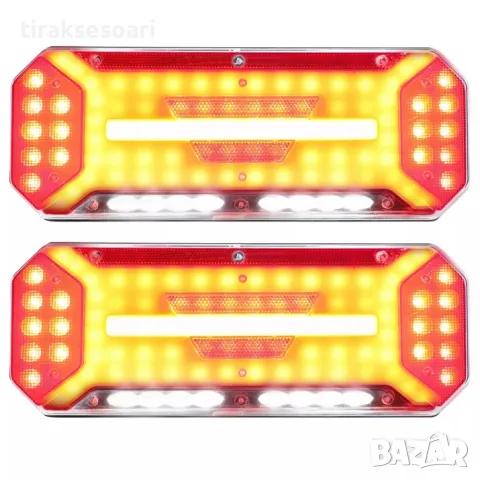 НОВ Модел LED Диодни стопове с динамичен мигач 34х13см 12V 24V, снимка 5 - Аксесоари и консумативи - 49335628