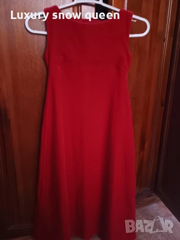 червена рокля кадифе 7г.