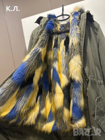 Зимно яке с елек , снимка 3 - Палта, манта - 51693831