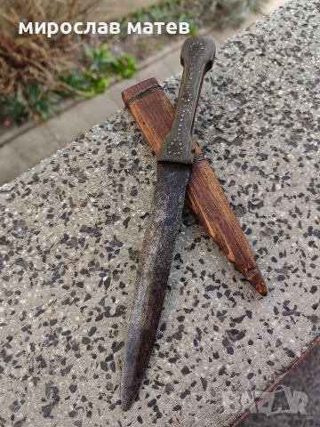 Автентична стара кама / нож, снимка 2 - Антикварни и старинни предмети - 53773801