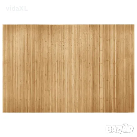 vidaXL Параван за стая, бамбук, ширина 250 см, височина 165 см, натурален цвят, снимка 3 - Паравани - 56146469