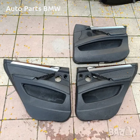 Черни кожени кори врати BMW E70 Кори врати БМВ Е70, снимка 2 - Части - 50435495