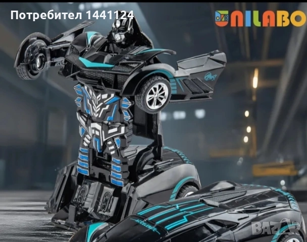 Кола играчка ,трансформиращ робот!, снимка 2 - Коли, камиони, мотори, писти - 53643426
