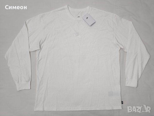 Nike Sportswear Long Sleeve оригинална блуза L Найк памук спорт, снимка 1 - Спортни дрехи, екипи - 40801661