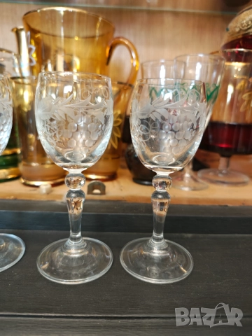 Кристални чашки за ракия , снимка 3 - Чаши - 51457412