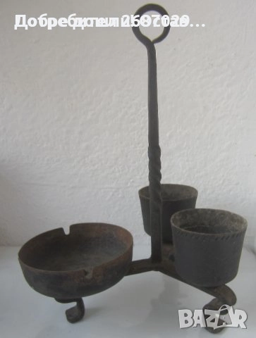 Свещници:  Железният светилник, троен свещник или пепелник, Африка, глава,  животно, снимка 7 - Други - 32364050