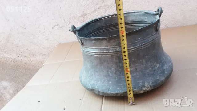 бакърен кован възрожденски бакър, котел, казан за курбани, снимка 13 - Антикварни и старинни предмети - 48524297