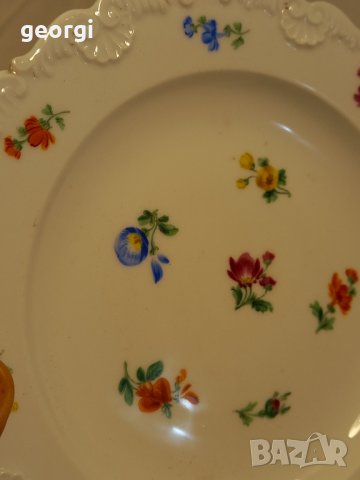 порцеланова чиния Meissen , снимка 5 - Чинии - 44380922