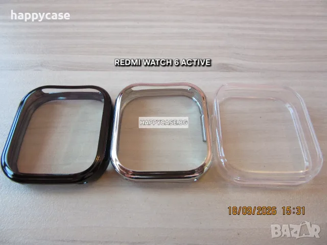 Xiaomi Redmi Watch 6 / 6 Active / 6 Lite / 360° Мек силиконов кейс с протектор за екран, снимка 8 - Смарт часовници - 56041510