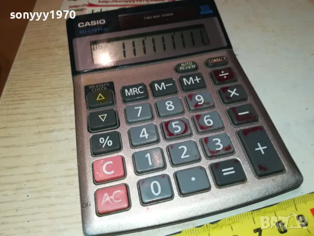 CASIO-КАЛКУЛАТОР 1512241100, снимка 4 - Друга електроника - 48352620