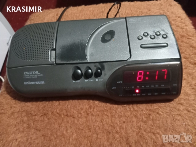 РадиоКасетофонЧасовникАларма Universum Digital. , снимка 9 - Радиокасетофони, транзистори - 52162474