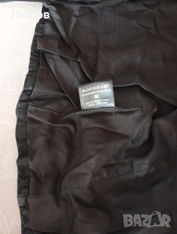 Дамско кожено яке Rockeds, снимка 6 - Якета - 52690182