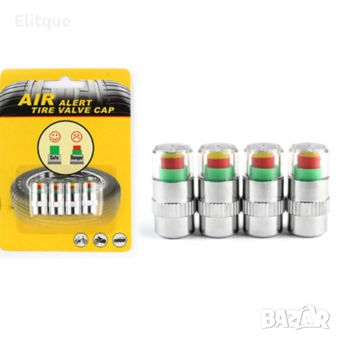 Манометър-капачка  за налягането в гумите на превозното средство