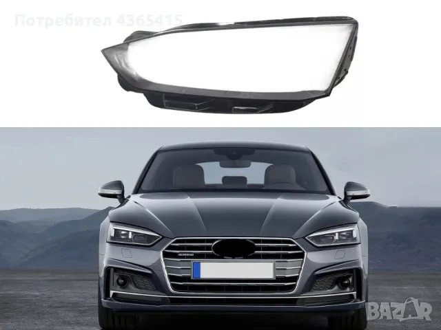 Стъклo за фар на Audi A5 F5 (2016-2019) Ляв, снимка 3 - Аксесоари и консумативи - 49985280